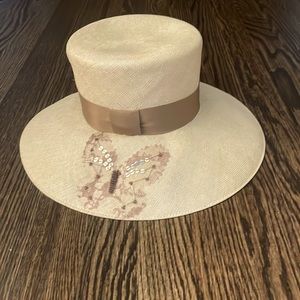 Louise Green straw hat